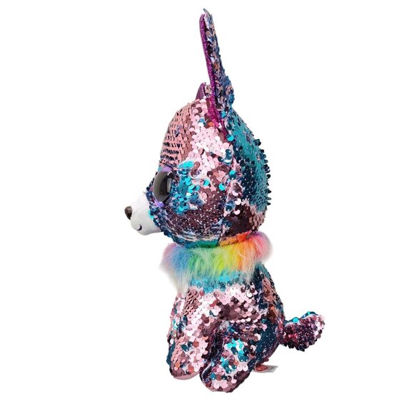 Ty Yappy Flippable Beanie Boo Sequin Chihuahua Plush Color Changing 11.5 Inch - Picture 6 of 11